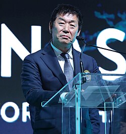 Morinari Watanabe, presidente de la Federación Internacional de Gimnasia
