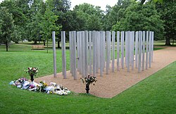 Estructura del 7 July Memorial en Hyde Park
