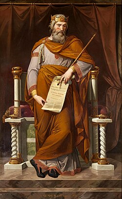 Gundemaro, rey de los visigodos, figura representativa de la monarquía electiva medieval.