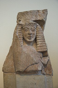 Escultura de una diosa del periodo de formación.