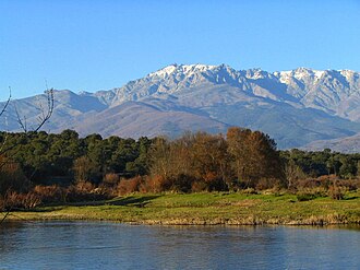 Vista panorámica de la Sierra de Gredos