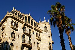 Vista de la Casa Fuster ubicada en el distrito de Gràcia