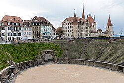 Detalle patrimonial en Avenches