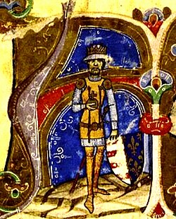 Iluminación de una crónica manuscrita