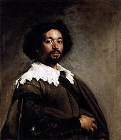 Retrato de Juan de Pareja pintado por Diego Velázquez en 1650.