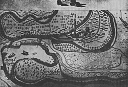 Vista histórica de Bečkerek en 1697