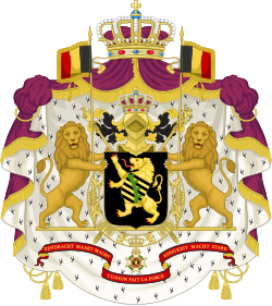 Escudo de armas del rey de los belgas