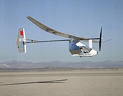 Vehículo aéreo de propulsión humana