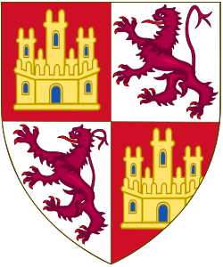 Representación del escudo de Fernando III de Castilla y León