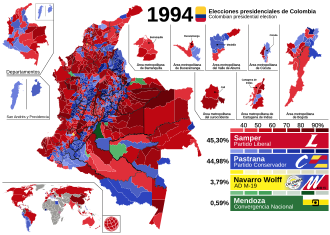 Escudo o emblema electoral de los comicios de 1994