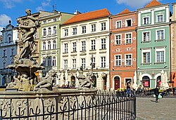 Antigua plaza mayor de Poznan