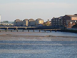 Vista del barrio de Erith en el municipio de Bexley
