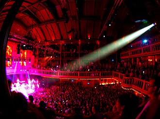 Interior de la sala de conciertos Paradiso