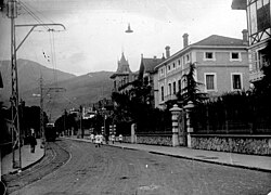 Calle San Francisco a principios del siglo XX