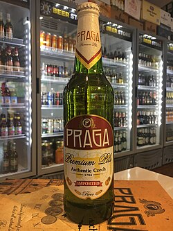 Cerveza Lager Checa tipo Pils Bohemia