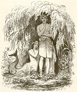 Ilustración de Vilhelm Pedersen para los cuentos de Hans Christian Andersen