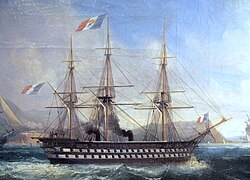 Fotografía histórica del navío Napoléon