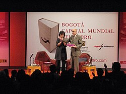 José Saramago en la Feria Internacional del Libro en Bogotá