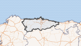 Mapa del Principado de Asturias