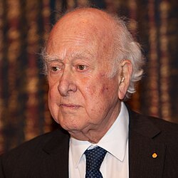 Retrato de Peter Higgs