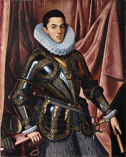 Felipe Manuel de Saboya, príncipe del Piamonte, óleo sobre tela expuesto en el Museo de Bellas Artes de Bilbao.