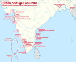 Bandera histórica de la India Portuguesa