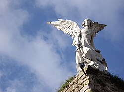 El Ángel Exterminador en el cementerio de Comillas en Cantabria