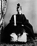 Retrato oficial del emperador Taishō datado en 1900.