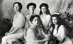 La familia del zar Nicolás II