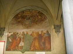 La Asunción de la Virgen, mural en la iglesia de la Santissima Annunziata de Florencia