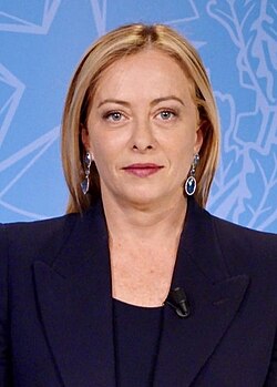 Giorgia Meloni, jefa de Gobierno de Italia