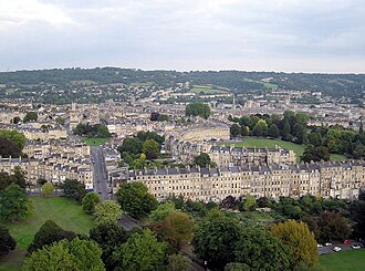 Vista aérea de Bath