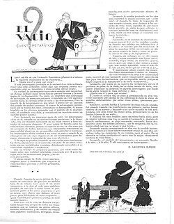 El vacío. Texto publicado por Ledesma en 1924 en la revista Nuevo Mundo