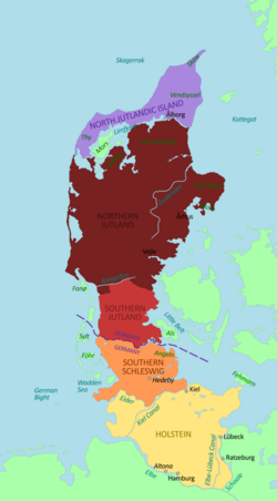 Mapa político de la península