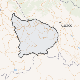 Mapa político del departamento de Apurímac