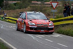 Sébastien Loeb en el Rally Cataluña 2007