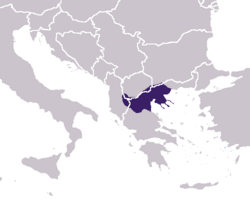 Máxima expansión territorial del Reino de Macedonia