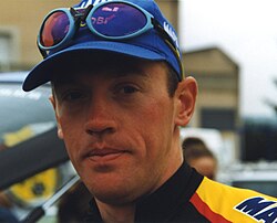 Tom Steels durante la París-Tours de 1998