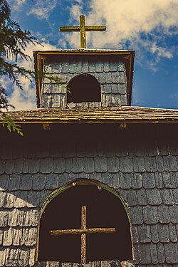 Iglesia de Lourdes en Puyuhuapi