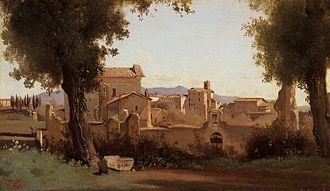 Roma, vista desde los Jardines Farnese (1826)