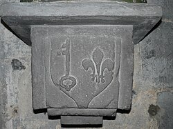 Llave en un escudo heráldico