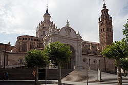 Vista general de la catedral de Tarazona