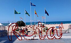 Plaza de Jesús Nazareno frente a la playa