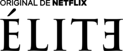 Logo de la serie Élite con una vocal acentuada al inicio.