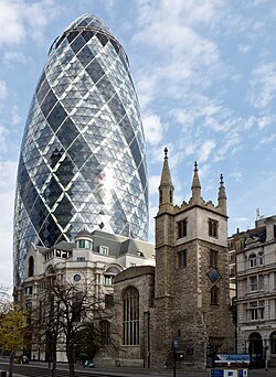Torre 30 St Mary Axe en Londres