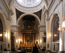 Interior de la iglesia del Real Monasterio de la Encarnación