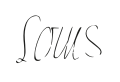 Firma autógrafa de Luis XIII