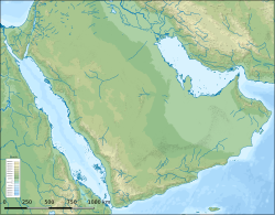 Mapa topográfico de la península