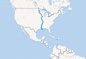 Mapa detallado de la cuenca y afluentes principales.