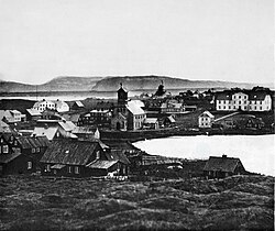 Fotografía histórica de Reikiavik en el siglo XIX